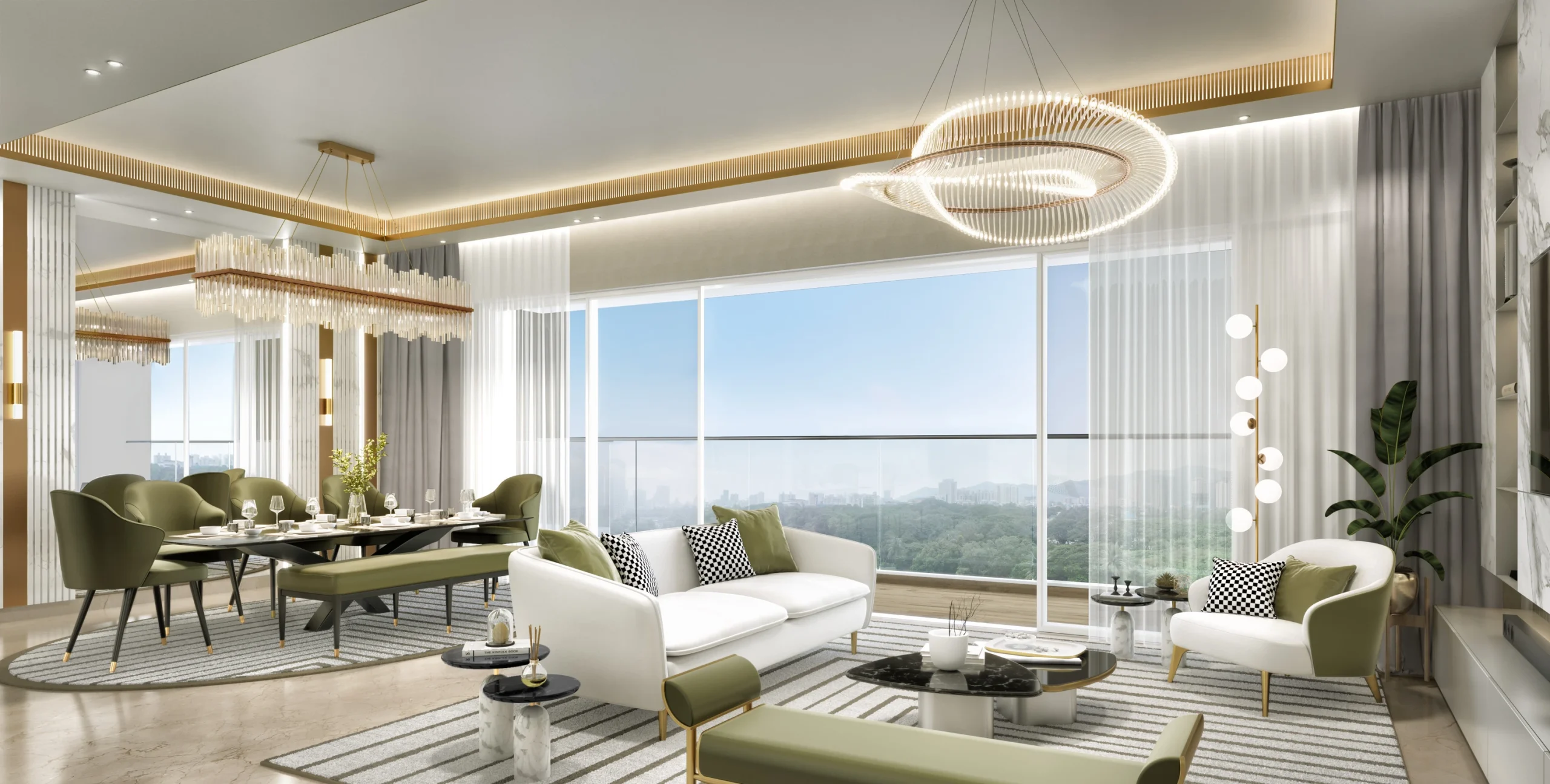 Sample flat interior walkthrough