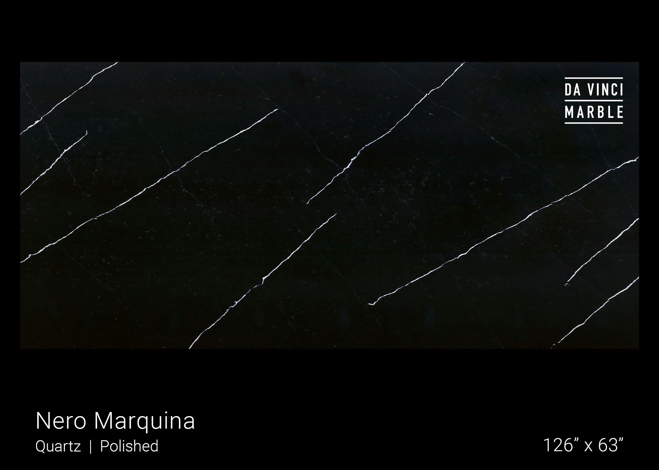 Nero Marquina  Da Vinci Marble