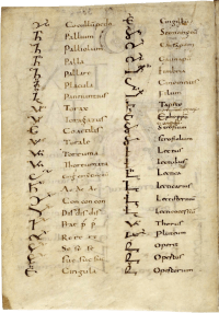 Notacion tironiana a la derecha