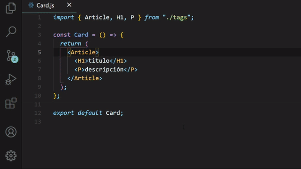 VS Snippet de transformación