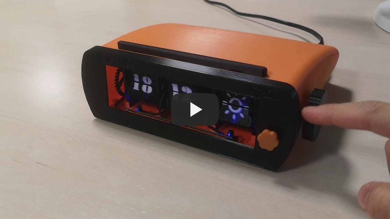 Free 3D file Flip Clock Modular Enclosure 🕰️・3D printer model