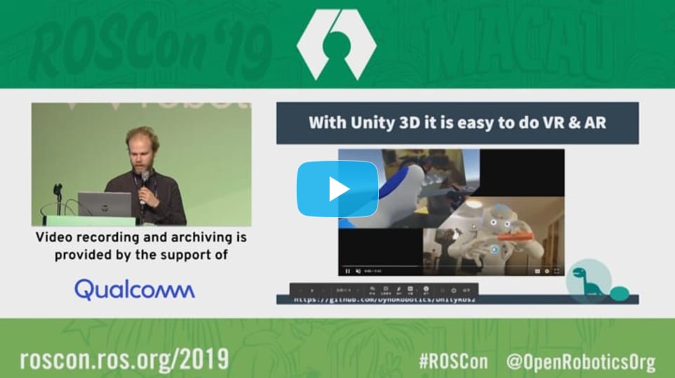 ROSCon 2019 Macau: Unity for ROS2