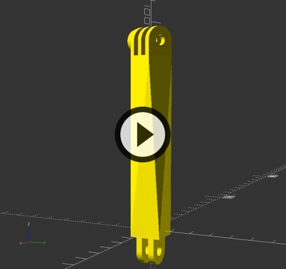 Full customizable GoPro Arm