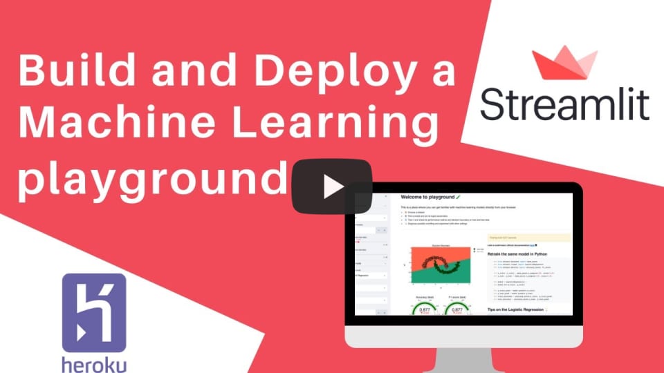 End to end tutorial to Build and Deploy a Streamlit Application on Heroku