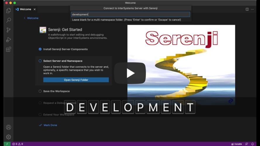 Serenji 3.2.0 Welcome Page Walkthrough