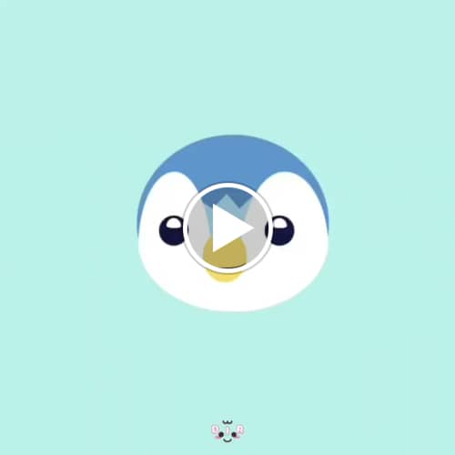 Cute Piplup CSS Art