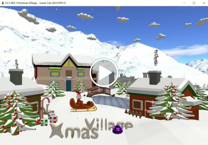 Christmas Village Demo