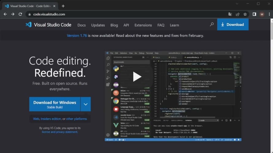 Instalando o Visual Studio Code