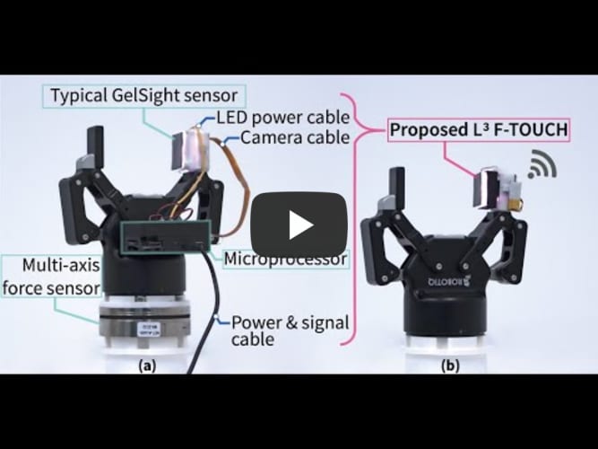 L3 F-TOUCH: A Wireless GelSight with Decoupled Tactile and Three-axis Force Sensing
