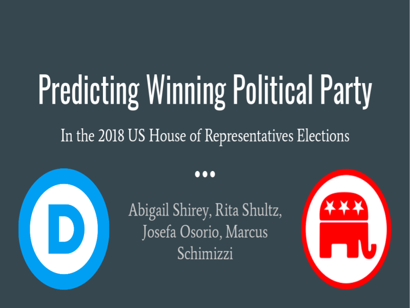 Predicting the 2018 Midterm