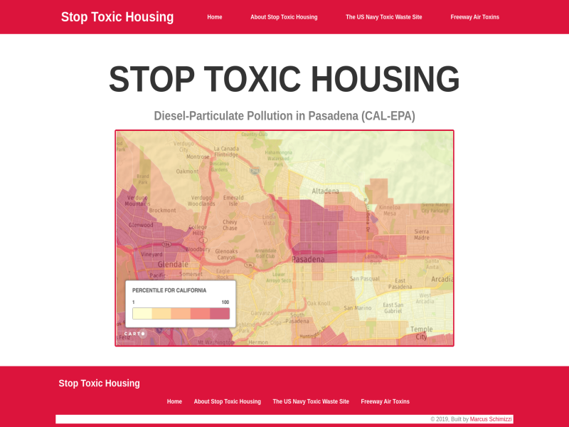 Stop Toxic Housing Website