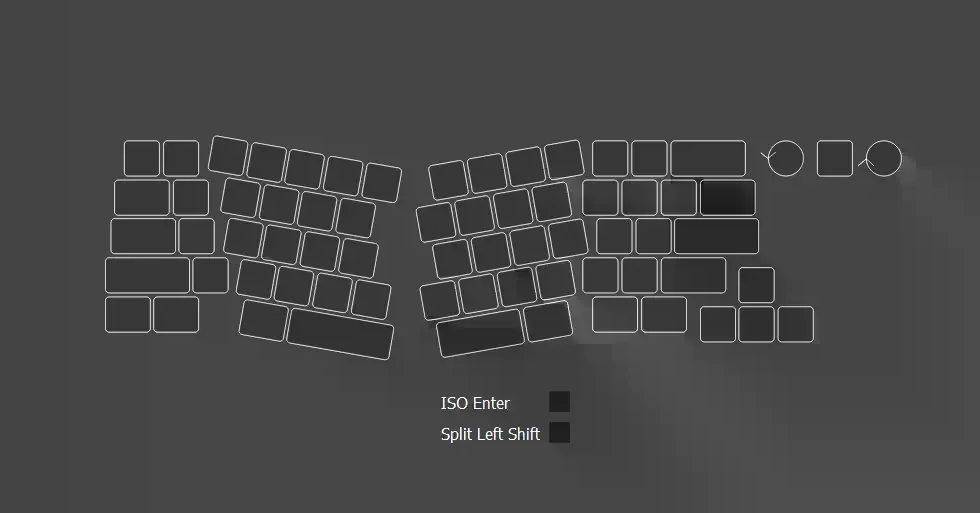 Marea Keyboard Vial Layout