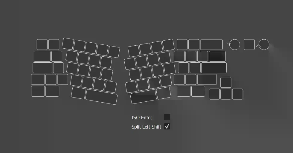 Marea Keyboard Vial Layout Misto