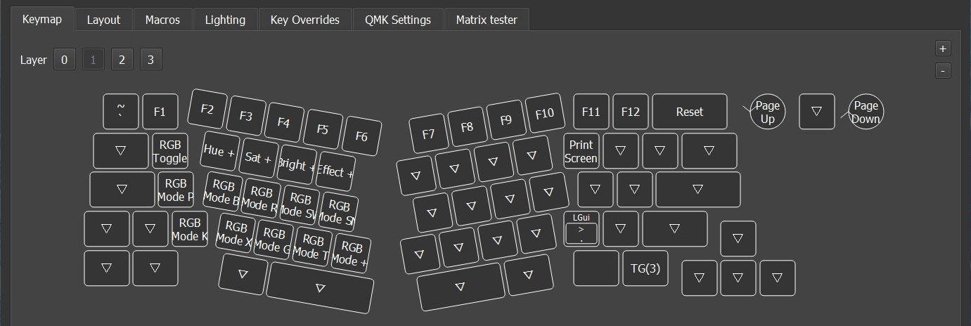 Marea Keyboard Vial Layer