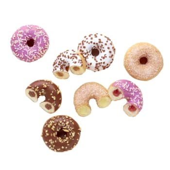 Mini Donuts Mix bx 48stk (12stk av 4 Varianter)