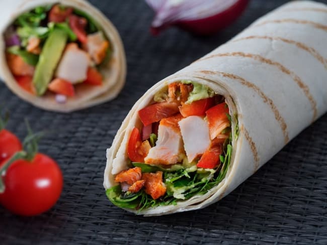 Tortilla m/grillstriper