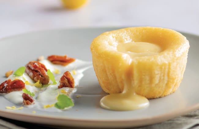 Sjokoladefondant Lava Hvit