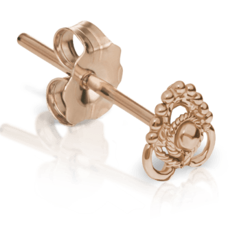 Ajna Stud Earring Rose Gold