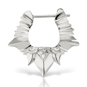 Large Javanese Spike Hoop Earring