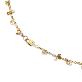 Fancy Diamond Waist Chain Yellow Gold