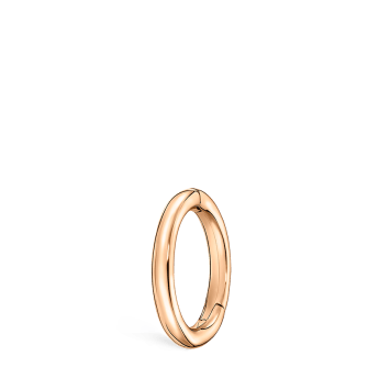 Plain Gold Hoop Earring EC Rose Gold 8mm 14 Gauge = 1.6mm