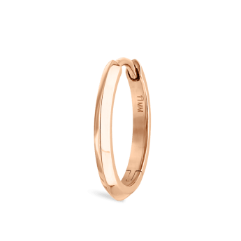 Vertex Hoop Earring Rose Gold 11mm