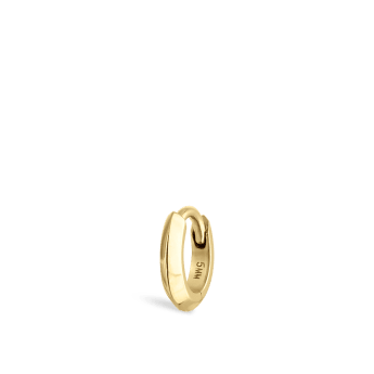 Vertex Hoop Earring Yellow Gold 5mm