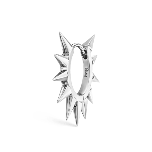 Metal Mohawk Hoop Earring