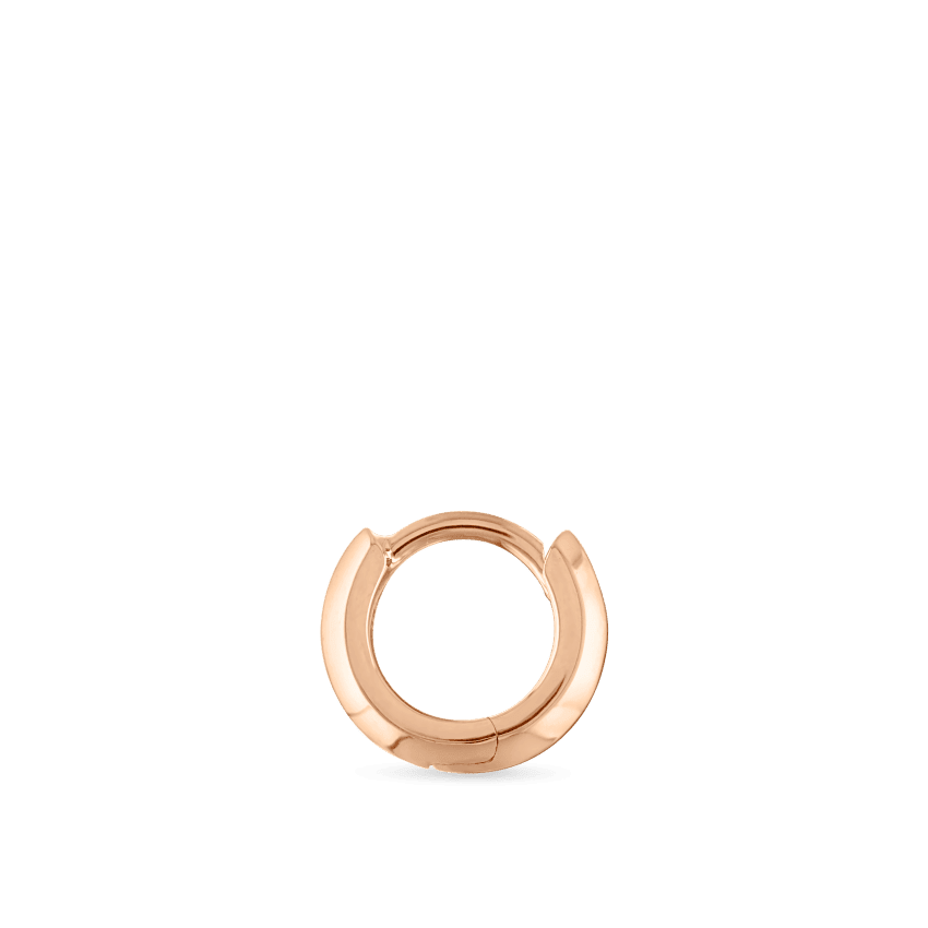 Vertex Hoop Earring Rose Gold 5mm