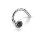 Black Diamond Scalloped Set Nostril Screw