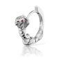 8mm Cobra Clicker with Opal Head and Ruby Eyes
