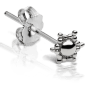 Plain Starburst Stud Earring