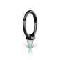 Single Short Opal Spike Hoop Earring