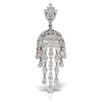 Diamond MT Tiara with Parasol Dangle Barbell