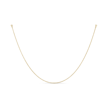 Ear to Ear Chain Charm Yellow Gold 10.5 Inches