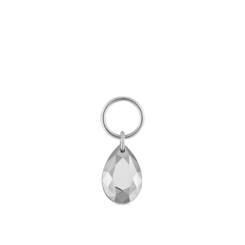 Faceted Gold Pear Charm