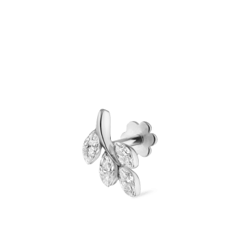 Diamond Vine Threaded Stud Earring