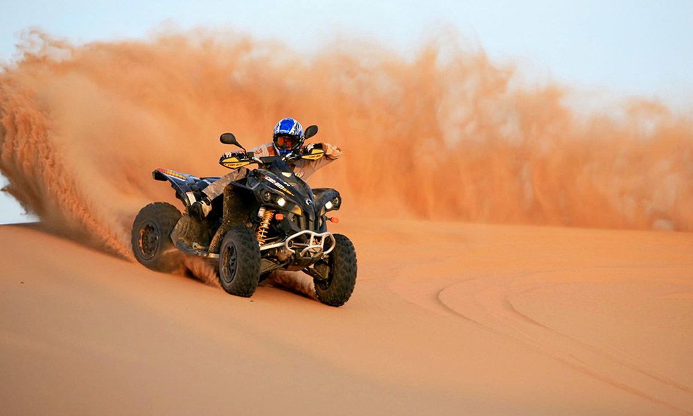 Desert Safari With Quad Bike 4x4 Pick Up