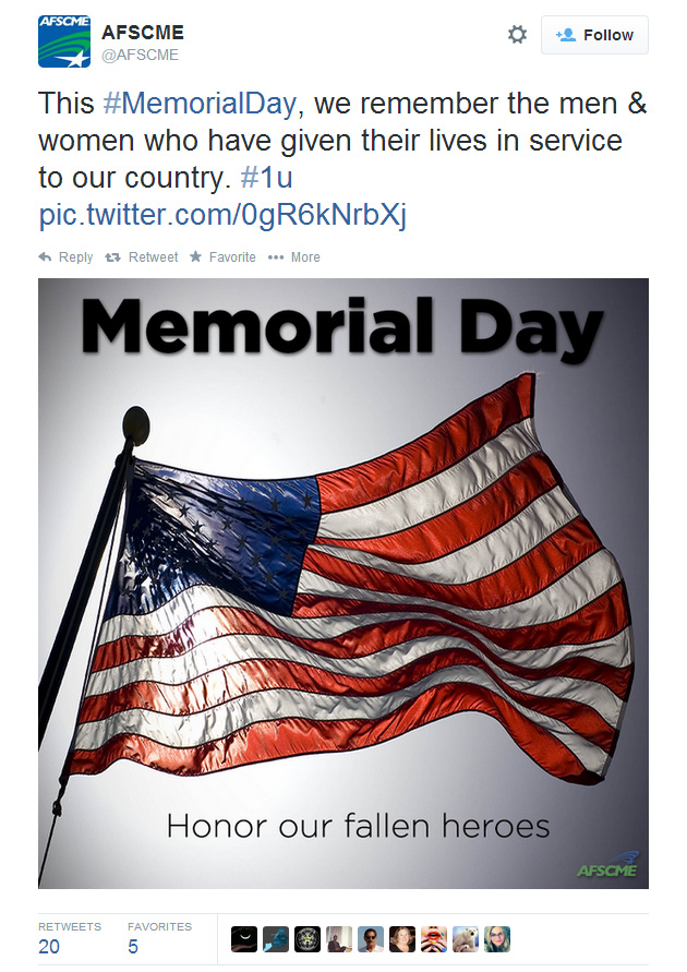 Memorial Day memes circulating on social media