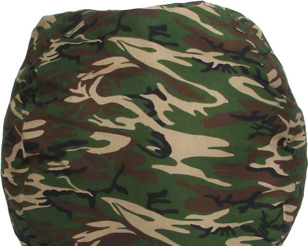 army camouflage bean bag