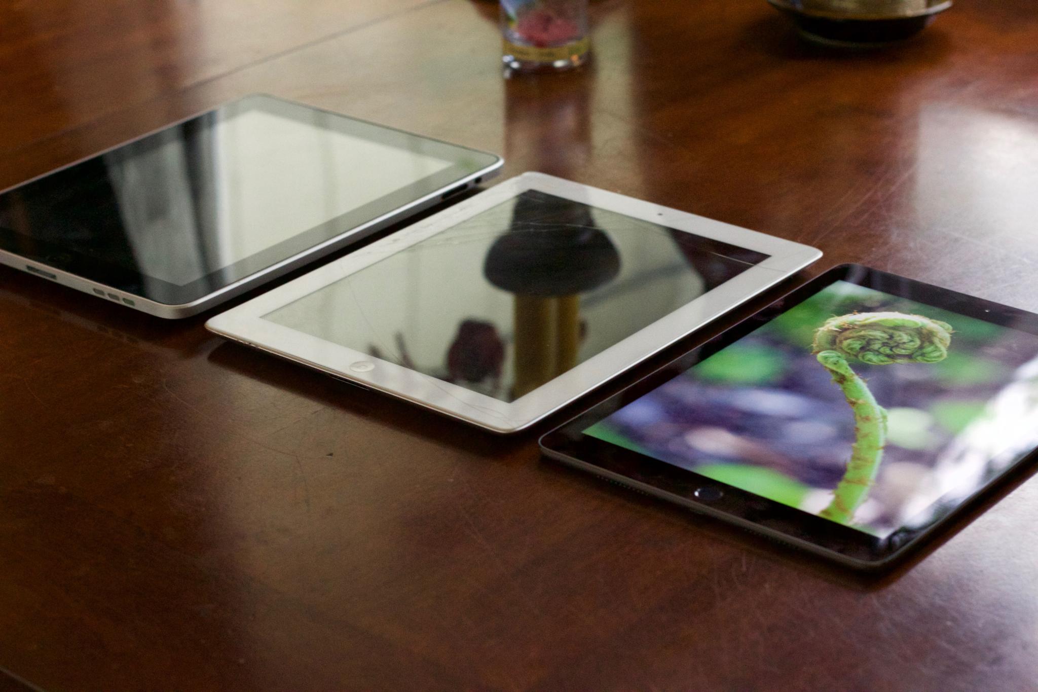 Row of iPads