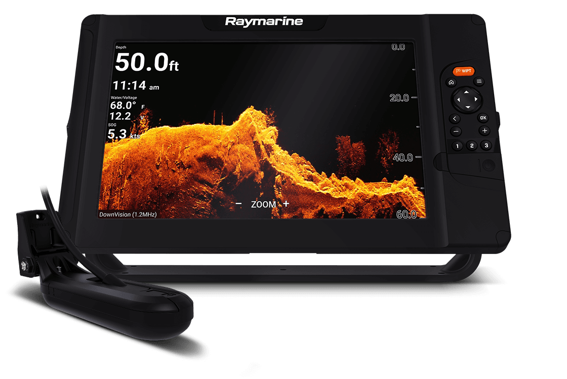 Raymarine Element 7HV m/HyperVision ekkolodd og HV+hekkgiver