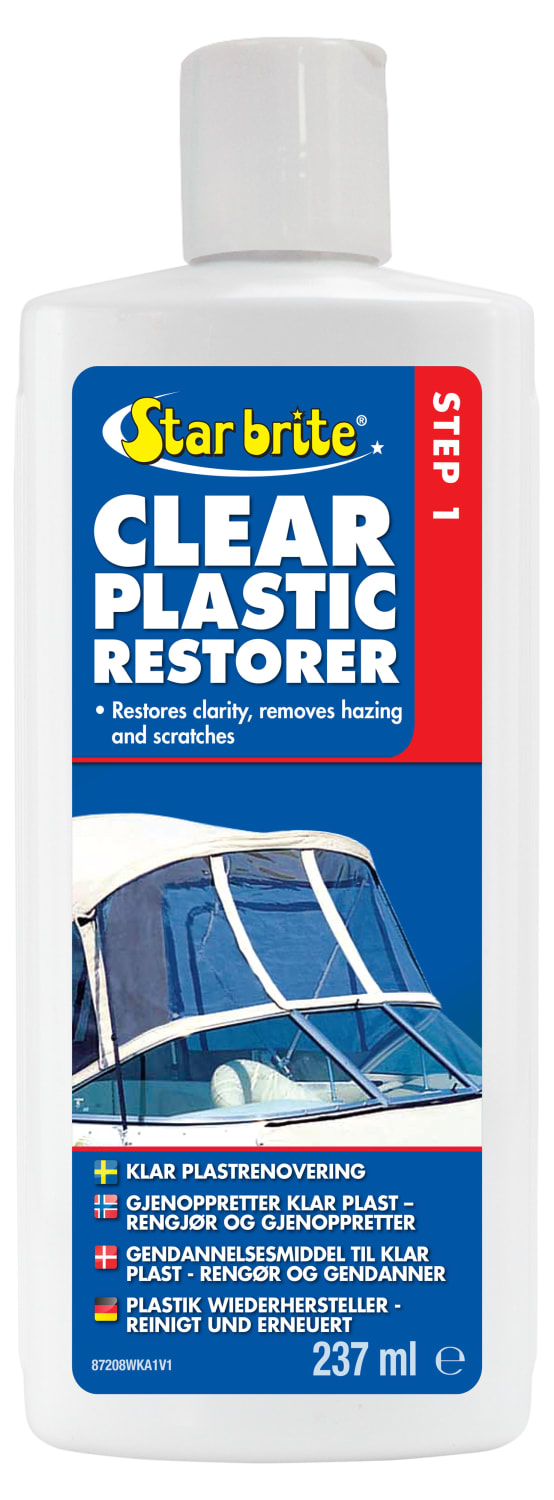 Star Brite Clear Plastic Restorer 237ml - Step 1