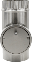 Dickinson Røkrør m/Lufttrykksregulert spjeld 4''