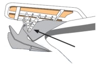 Båtsystem P1091 Universalstag til MP100