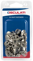 Trykknapp Rustfritt stål 14mm 15pk