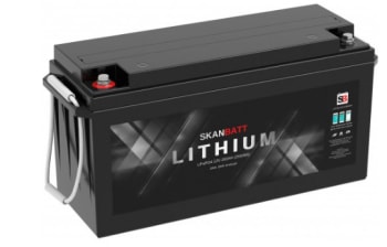 Skanbatt Lithium Batteri Bluetooth 12V 200AH 200A BMS