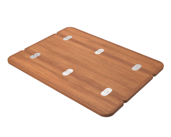 Bordplate Miami Teak Sammenleggbar 70x60cm