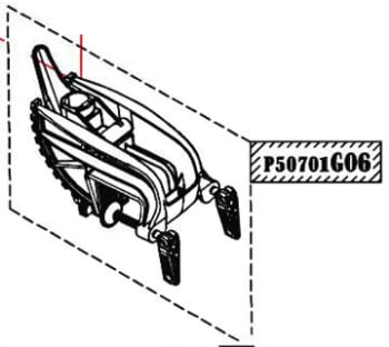 Haswing 55 Motor bracket