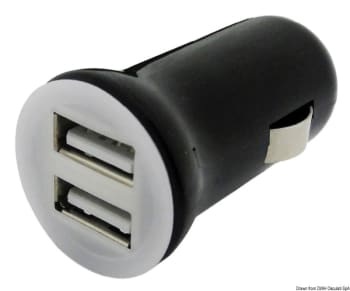 USB Plugg Dobbel for Sigarettenneruttak 12/24V